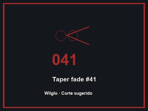Taper fade #41