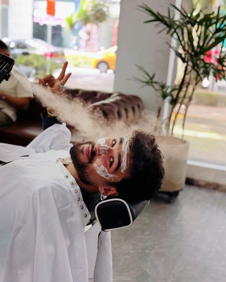 Corte + barba+ vapor